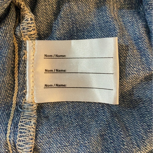 Souris mini DARK BLUE ONE PIECE IN LIGHT DENIM REGULAR FIT, 6-9 months 🇨🇦 - Picture 4 of 9